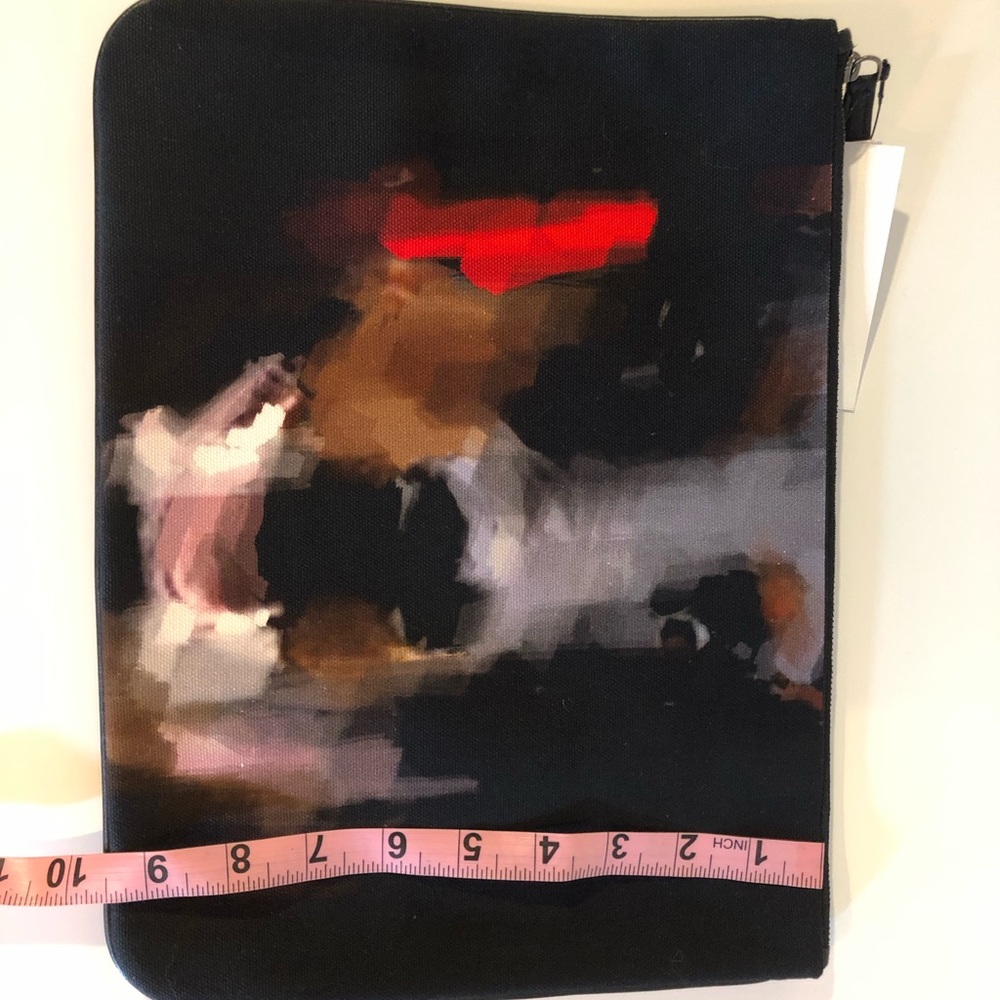 Givenchy Doberman Cotton Pouch/ Clutch 13” x 9.5” - Picture 7 of 8